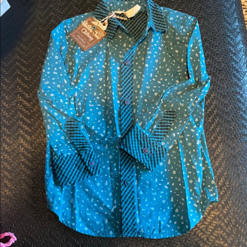 NWT boys holiday Matilda Jane top Christmas